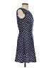 Speechless Chevron-herringbone Blue Casual Dress Size S - photo 4