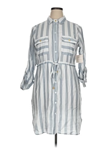 Passport 3/4 Sleeve Button-Down Shirt (view 1)