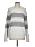 Express 100% Cotton Stripes Gray Pullover Sweater Size L - photo 1