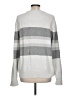 Express 100% Cotton Stripes Gray Pullover Sweater Size L - photo 2