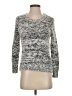 Almost Famous Tweed Silver Pullover Sweater Size S - photo 1