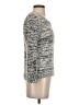 Almost Famous Tweed Silver Pullover Sweater Size S - photo 4
