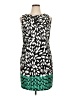 AGB Graphic Green Cocktail Dress Size 14 - photo 1