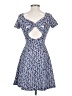 Soprano Hearts Blue Casual Dress Size S - photo 2