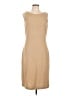 St. John Solid Tan Casual Dress Size 12 - photo 1
