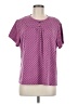 Unbranded Polka Dots Pink Short Sleeve Blouse Size M - photo 1