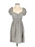 Unbranded 100% Polyester Hearts Gray Casual Dress Size S - photo 1