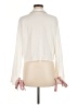 Unbranded 100% Polyester Color Block Ivory Long Sleeve Blouse Size M - photo 2
