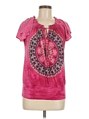 Language Los Angeles Short Sleeve Blouse (view 1)