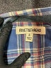 Rivet & Thread Plaid Blue Long Sleeve Button-Down Shirt Size S - photo 7