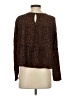 Gap 100% Rayon Brown Long Sleeve Blouse Size S - photo 2