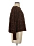 Gap 100% Rayon Brown Long Sleeve Blouse Size S - photo 4