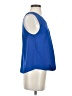 14th & Union 100% Polyester Blue Sleeveless Blouse Size S - photo 4
