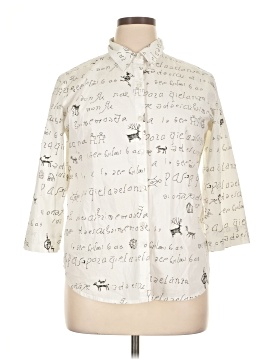 Chico's Design 3/4 Sleeve Button Down Shirt