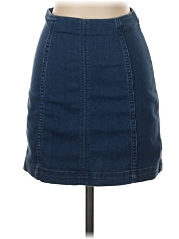 Free People Denim Skirt (view 1)