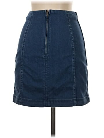 Free People Denim Skirt (view 2)