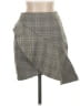 H&M Plaid Gray Formal Skirt Size 4 - photo 1