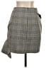H&M Plaid Gray Formal Skirt Size 4 - photo 2