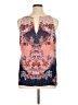 Kenar 100% Polyester Orange Sleeveless Blouse Size XL - photo 2