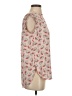 Ann Taylor LOFT 100% Polyester Floral Ivory Sleeveless Blouse Size S - photo 4