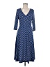 Lbisse Argyle Blue Casual Dress Size M - photo 1