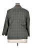DressBarn Plaid Gray Blazer Size 18W - photo 2