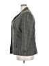 DressBarn Plaid Gray Blazer Size 18W - photo 5