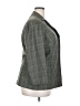 DressBarn Plaid Gray Blazer Size 18W - photo 4