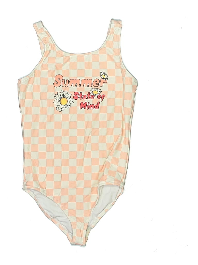 Pre-owned Forever 21 Kids' One Piece Swimsuit In Yellow