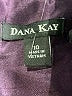Dana Kay 100% Polyester Purple Blazer Size 10 - photo 6