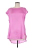 Banana Republic 100% Polyester Pink Short Sleeve Top Size M - photo 1