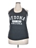 Instant Message Gray Sleeveless T-Shirt Size XXL - photo 1