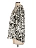 J.Crew 100% Polyester Animal Print Ivory 3/4 Sleeve Blouse Size L - photo 5