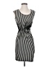 Max Studio Stripes Gray Cocktail Dress Size XS - photo 1