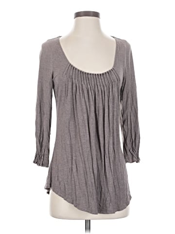 Bordeaux 3/4 Sleeve Top (view 1)