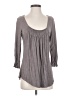Bordeaux Gray 3/4 Sleeve Top Size S - photo 1