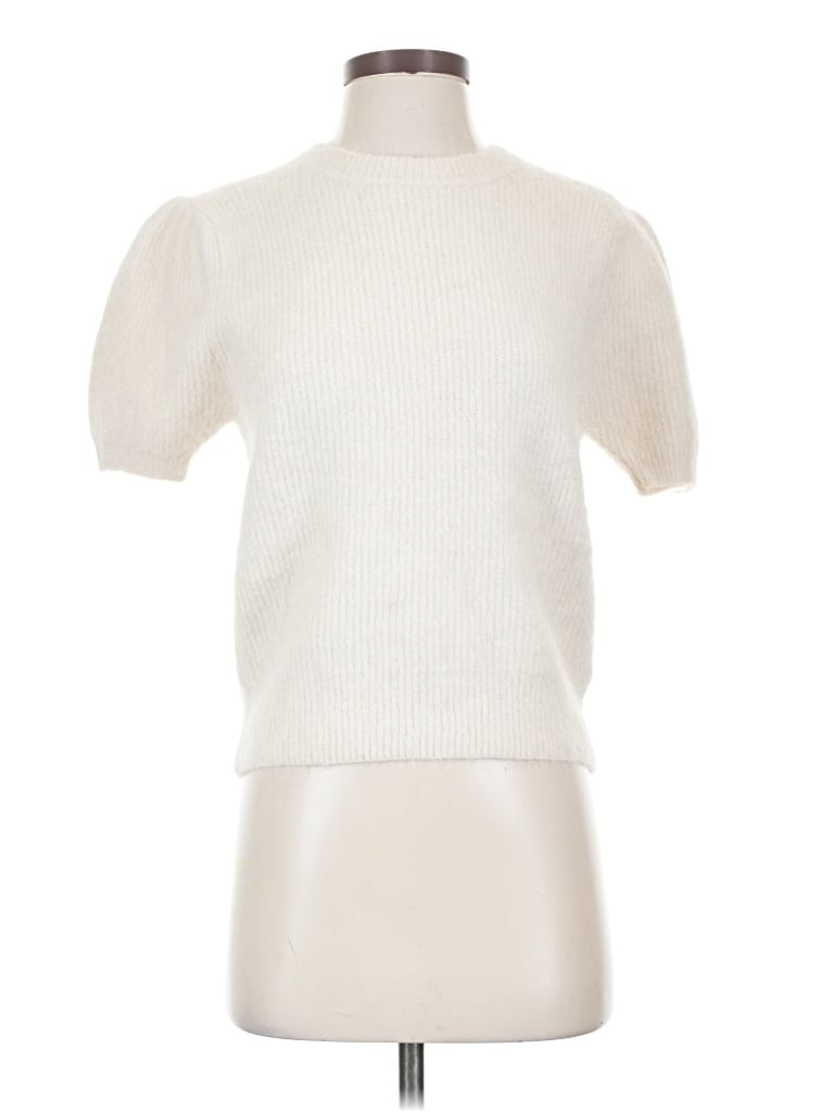 Pre-owned Marine Layer Turtleneck Sweater In White
