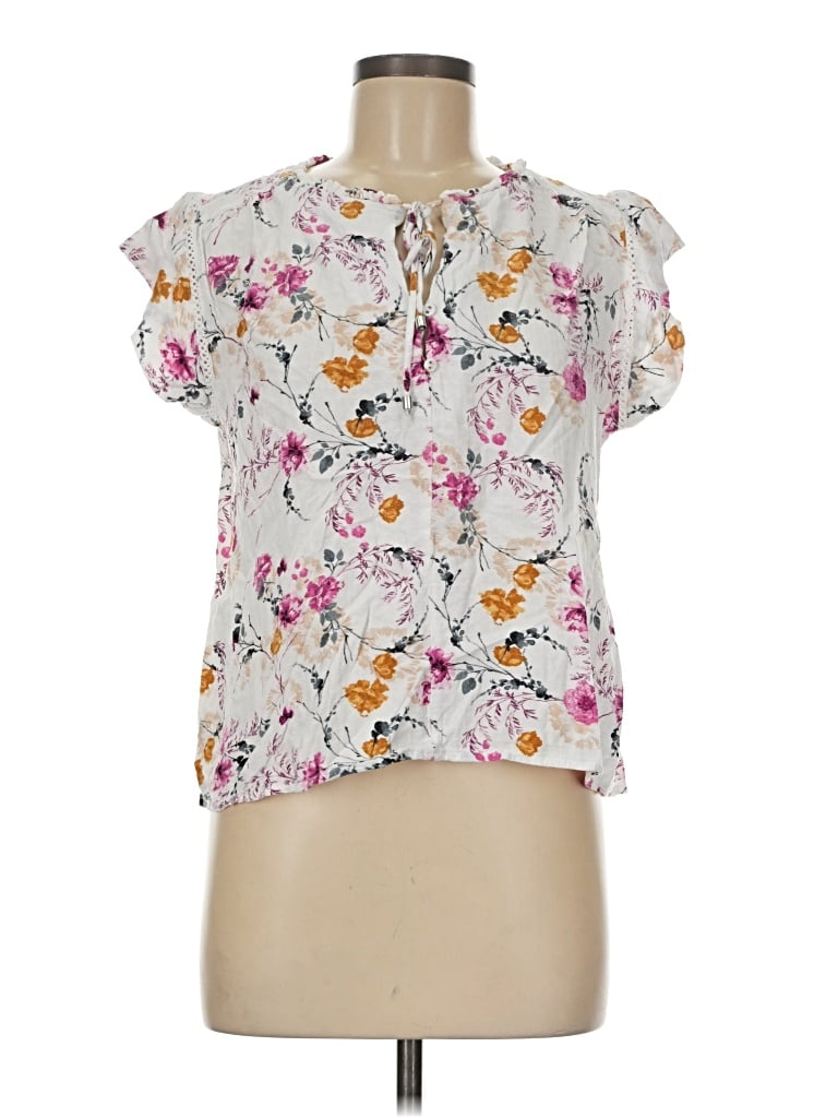 Pre-owned Buffalo By David Bitton Short Sleeve T-shirt In White