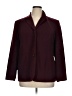 Worthington 100% Polyester Burgundy Blazer Size 16w - photo 1