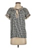 Max Studio Gray Short Sleeve Blouse Size S - photo 1