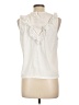 J.Crew 100% Cotton Ivory Sleeveless Blouse Size L - photo 2