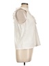 J.Crew 100% Cotton Ivory Sleeveless Blouse Size L - photo 4