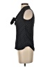 H&M 100% Polyester Black Sleeveless Blouse Size 2 - photo 5