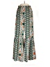 Shein 100% Polyester Print Green Casual Pants Size S - photo 1