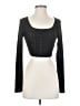 Shein Black Long Sleeve T-Shirt Size S - photo 1