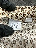 Gap 100% Rayon Animal Print Tan Short Sleeve Blouse Size M - photo 7