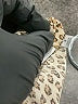 Gap 100% Rayon Animal Print Tan Short Sleeve Blouse Size M - photo 8