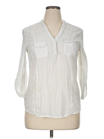 Eden & Olivia 3/4 Sleeve Blouse (view 1)