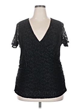 Lane Bryant Short Sleeve Blouse