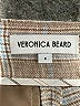 Veronica Beard 100% Linen Plaid Brown Casual Pants Size 8 - photo 6